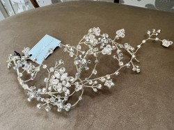 Floral crystal hair vine 